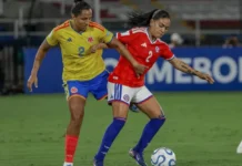 Colombia vence a Chile en partido clave de las eliminatorias femeninas rumbo al Mundial 2027